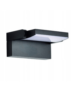 Kinkiet zewnętrzny LED AZzardo DURANTE AZ6537 IP54 CCT 21W czarny, obracane źródło światła