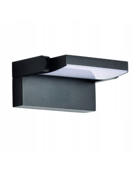 Kinkiet zewnętrzny LED AZzardo DURANTE AZ6537 IP54 CCT 21W czarny, obracane źródło światła