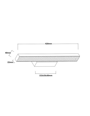 Kinkiet łazienkowy LED Aqua IP44 - biały, regulacja barwy światła, minimalistyczny design do nowoczesnych wnętrz