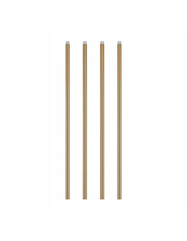 Lampa wisząca COSMIC 8 złota z 8 kloszami E14 120x65 cm — elegancka nad stół i do salonu