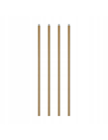 Lampa wisząca COSMIC 8 złota z 8 kloszami E14 120x65 cm — elegancka nad stół i do salonu