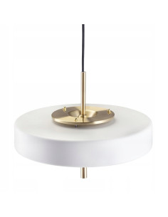 Step into Design Lampa wisząca ArtDeco 3xE14 biała ze złotymi akcentami 35 cm regulowana MP8872