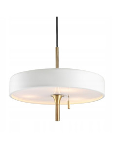 Step into Design Lampa wisząca ArtDeco 3xE14 biała ze złotymi akcentami 35 cm regulowana MP8872 2