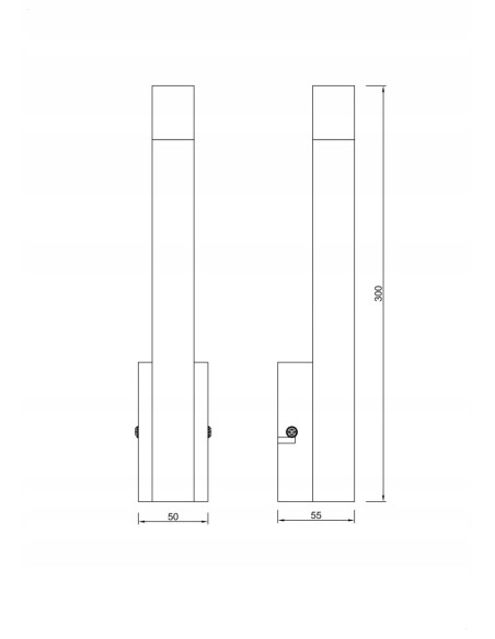 Zuma Line VELIC Czarna Lampa Ścienna G9 30 cm – Minimalistyczna Oprawa Klatkowa do Wnętrz