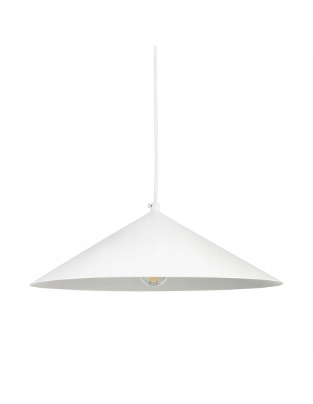 Kinkiet ścienny SWING biały 140 cm regulowany ramieniem E27 skandynawski do sypialni i salonu, metalowy, matowy finish