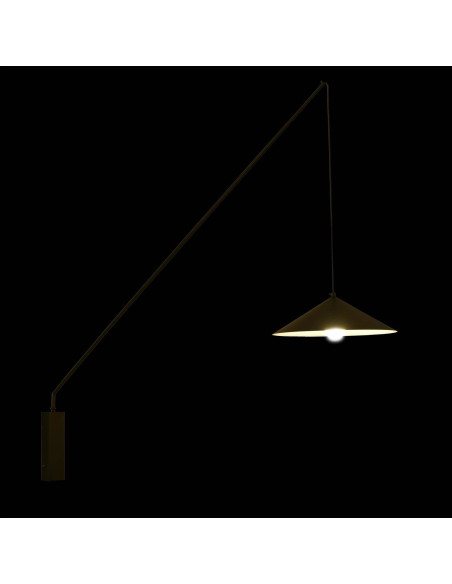 Kinkiet ścienny SWING z wysięgnikiem 140 cm czarny E27 loft do czytania nad łóżko