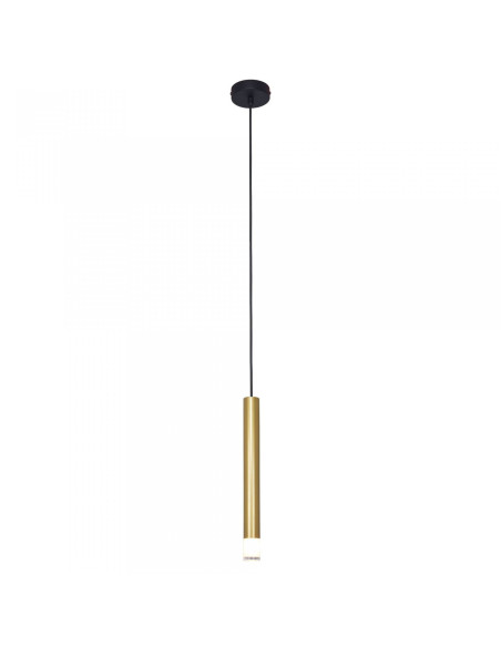 Zuma Line VELIC Lampa wisząca 1-punktowa G9 5W złota cylindryczna 120 cm