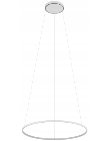 Nowodvorski CIRCOLO LED 11604 – nowoczesna lampa sufitowa biały krąg 21W 3000K 660lm Ø60/45/30 cm