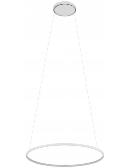 Nowodvorski CIRCOLO LED 11604 – nowoczesna lampa sufitowa biały krąg 21W 3000K 660lm Ø60/45/30 cm