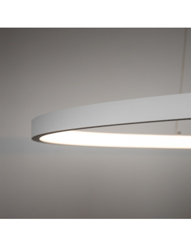 Nowodvorski CIRCOLO LED 11604 – nowoczesna lampa sufitowa biały krąg 21W 3000K 660lm Ø60/45/30 cm