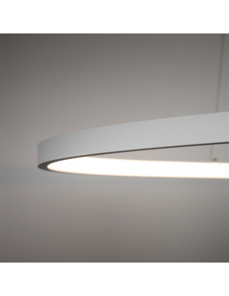 Nowodvorski CIRCOLO LED 11604 – nowoczesna lampa sufitowa biały krąg 21W 3000K 660lm Ø60/45/30 cm