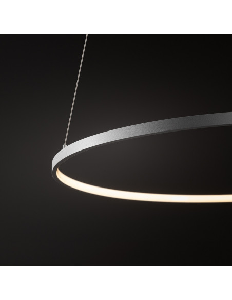 Nowodvorski CIRCOLO LED 11604 – nowoczesna lampa sufitowa biały krąg 21W 3000K 660lm Ø60/45/30 cm