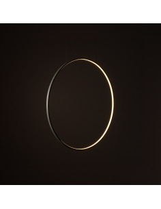 Nowodvorski CIRCOLO 11401 – oliwkowa minimalistyczna lampa sufitowa LED 21W, 3000K, 125 cm, Modern