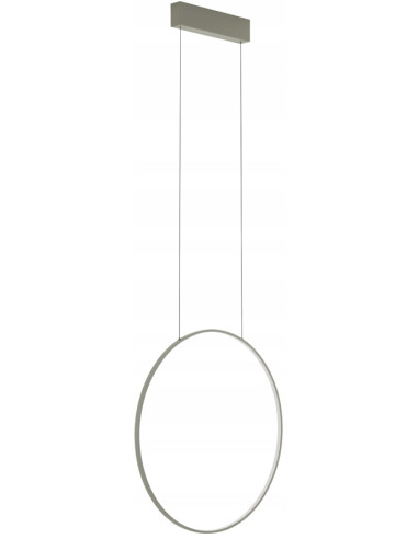 Nowodvorski CIRCOLO 11401 – oliwkowa minimalistyczna lampa sufitowa LED 21W, 3000K, 125 cm, Modern