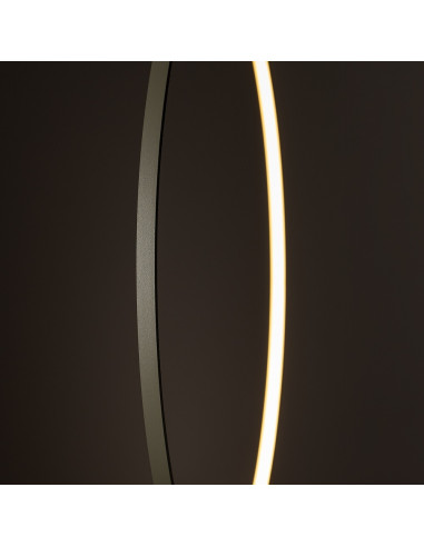 Nowodvorski CIRCOLO 11401 – oliwkowa minimalistyczna lampa sufitowa LED 21W, 3000K, 125 cm, Modern