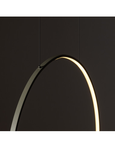 Nowodvorski CIRCOLO 11401 – oliwkowa minimalistyczna lampa sufitowa LED 21W, 3000K, 125 cm, Modern