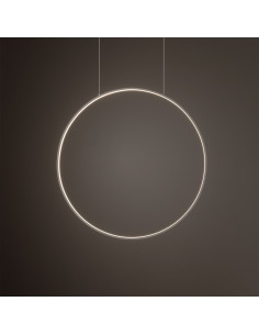 Nowodvorski CIRCOLO LED 11605 – lampa wisząca 60 cm, biały/oliwkowy, zintegrowane LED 21W 3000K, modern