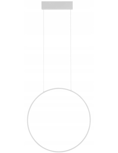 Nowodvorski CIRCOLO LED 11605 – lampa wisząca 60 cm, biały/oliwkowy, zintegrowane LED 21W 3000K, modern