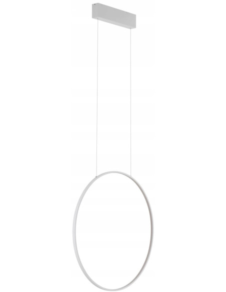 Nowodvorski CIRCOLO LED 11605 – lampa wisząca 60 cm, biały/oliwkowy, zintegrowane LED 21W 3000K, modern