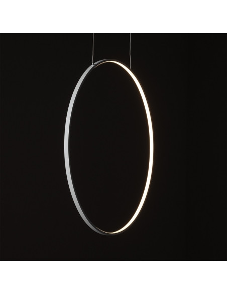Nowodvorski CIRCOLO LED 11605 – lampa wisząca 60 cm, biały/oliwkowy, zintegrowane LED 21W 3000K, modern