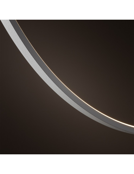 Nowodvorski CIRCOLO LED 11605 – lampa wisząca 60 cm, biały/oliwkowy, zintegrowane LED 21W 3000K, modern