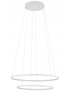 Nowodvorski Circolo 11646 — Biała lampa wisząca LED 2-kołowa, 3700 lm, nowoczesna, aluminium, 3000K 2