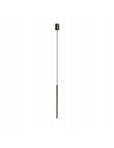 Nowodvorski LASER 490 — wisząca lampa podłużna czekoladowa G9 regulowana 130 cm