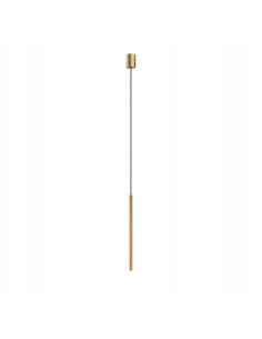 Nowodvorski Laser 490 – złota lampa wisząca rurkowa G9, 49 cm, glamour/industrial