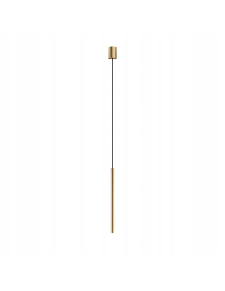 Nowodvorski Laser 490 – złota lampa wisząca rurkowa G9, 49 cm, glamour/industrial