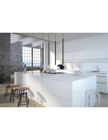 Nowodvorski Laser 750 – Czarna Lampa Wisząca Cylinder G9, LED, 210mm, Nowoczesna nad Wyspę Kuchenną