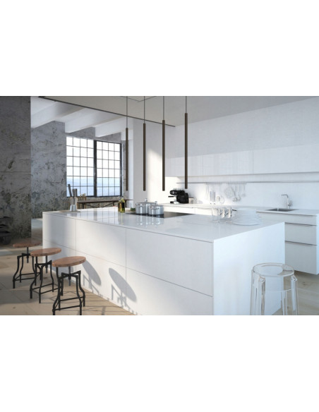 Nowodvorski Laser 750 – Czarna Lampa Wisząca Cylinder G9, LED, 210mm, Nowoczesna nad Wyspę Kuchenną