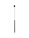 Nowodvorski LASER 490 – wisząca lampa kuchenna czarna, cylinder G9, regulowana wysokość do 130 cm