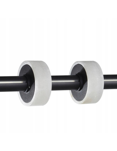 Lampa wisząca belka LED RINGO 150 cm czarna – nowoczesna, regulowana, 18W, 3000K, metalowa