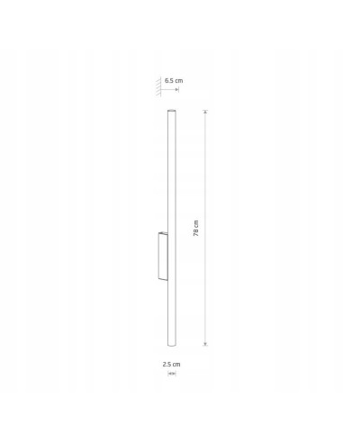 Kinkiet liniowy Nowodvorski LASER 11812 czarny 2xG9 nowoczesny, smukły do salonu i przedpokoju