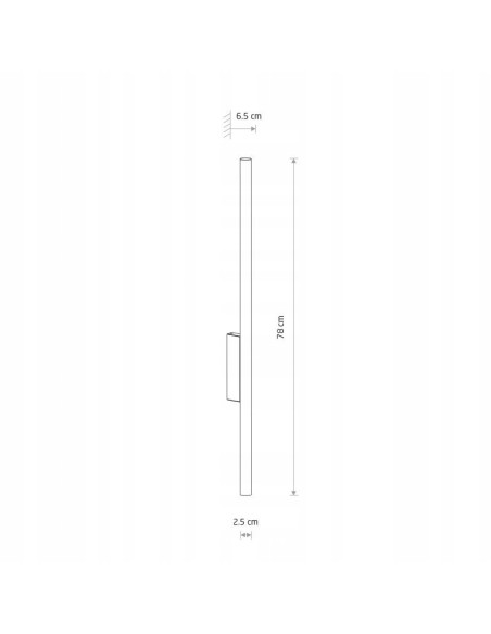 Kinkiet liniowy Nowodvorski LASER 11812 czarny 2xG9 nowoczesny, smukły do salonu i przedpokoju