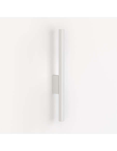 Kinkiet ścienny Nowodvorski LASER 8048 biały 2xG9 LED 40 cm minimalistyczny cylinder