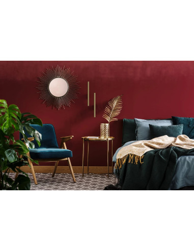 Nowodvorski LASER 10562 – Złoty kinkiet ścienny 2xG9, metalowy, nowoczesny, 40 cm