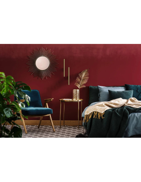 Nowodvorski LASER 10562 – Złoty kinkiet ścienny 2xG9, metalowy, nowoczesny, 40 cm