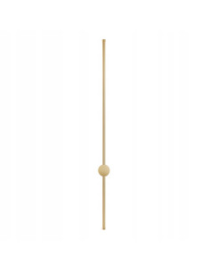 Kinkiet LED SPARO 120 cm złoty połysk – liniowy metalowy 22W 3000K do hotelu i salonu 2