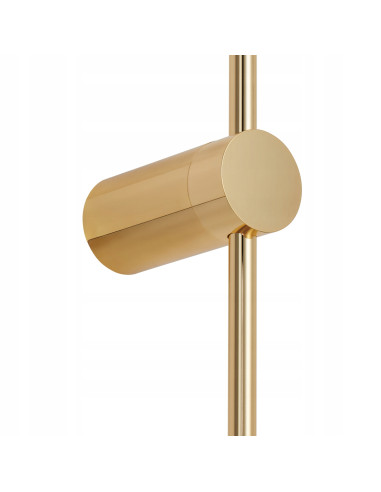 Kinkiet LED SPARO 120 cm złoty połysk – liniowy metalowy 22W 3000K do hotelu i salonu