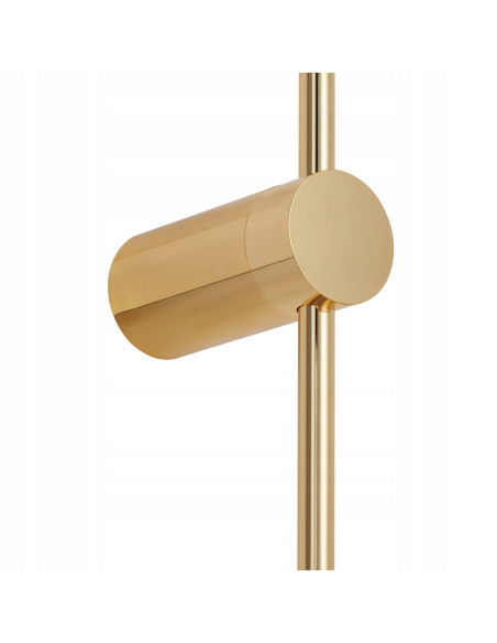 Kinkiet LED SPARO 120 cm złoty połysk – liniowy metalowy 22W 3000K do hotelu i salonu