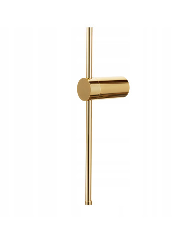 Kinkiet LED SPARO 120 cm złoty połysk – liniowy metalowy 22W 3000K do hotelu i salonu