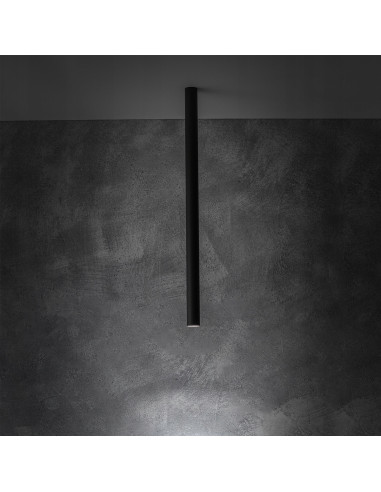 Nowodvorski FOURTY 10821 – czarny spot sufitowy GU10, minimalistyczny plafon aluminiowy, 1-punktowy, 10W