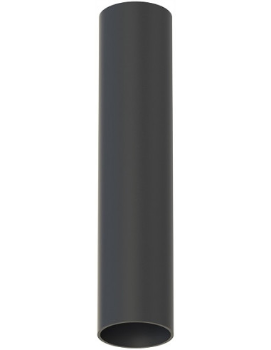 Nowodvorski FOURTY S 10735 — Czarna sufitowa lampa spot GU10, minimalistyczna aluminiowa plafoniera