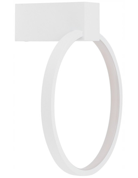 Nowodvorski Circolo 11601 – biały LED kinkiet okrągły 9W 3000K, eleganckie oświetlenie ścienne