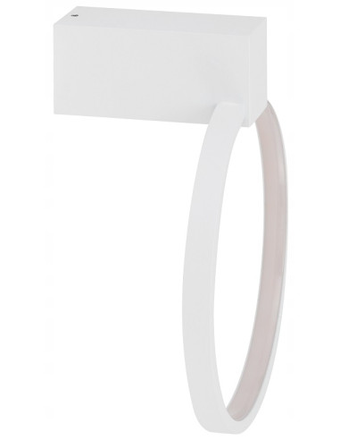 Nowodvorski Circolo 11601 – biały LED kinkiet okrągły 9W 3000K, eleganckie oświetlenie ścienne