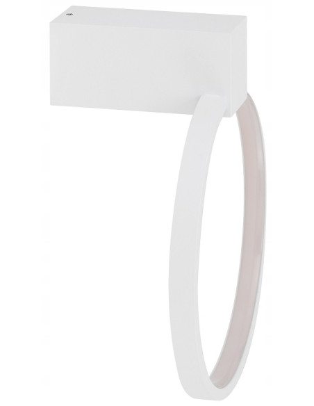 Nowodvorski Circolo 11601 – biały LED kinkiet okrągły 9W 3000K, eleganckie oświetlenie ścienne