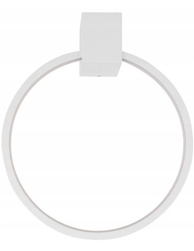 Nowodvorski Circolo 11601 – biały LED kinkiet okrągły 9W 3000K, eleganckie oświetlenie ścienne