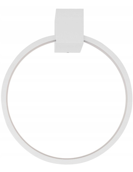 Nowodvorski Circolo 11601 – biały LED kinkiet okrągły 9W 3000K, eleganckie oświetlenie ścienne