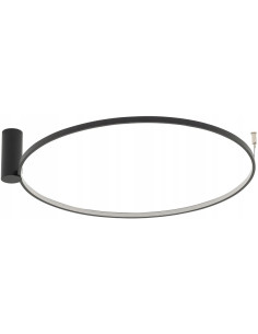 Nowodvorski Circolo LED M 60 czarny – kinkiet/plafon 21W 4000K 700lm, aluminium, nowoczesny 2
